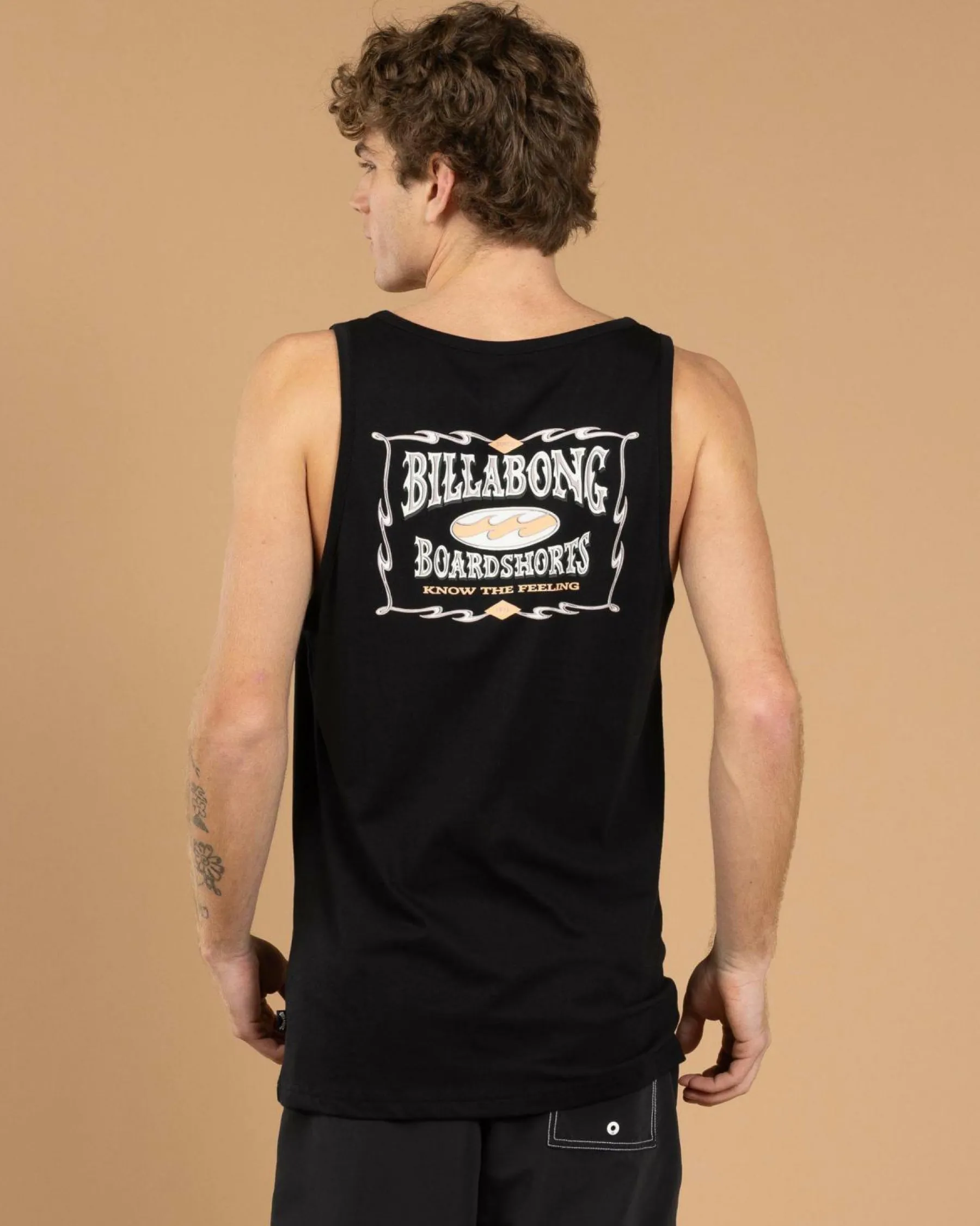 Tops & T-Shirts*Billabong Double Spread Singlet Black