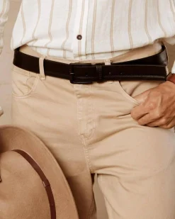 Belts*Rip Curl Double Stitch Belt Black