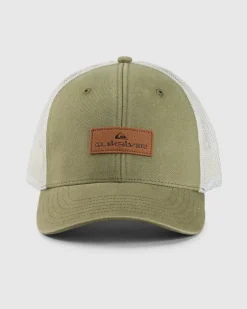 Headwear*Quiksilver Down The Hatch Trucker Cap Aloe