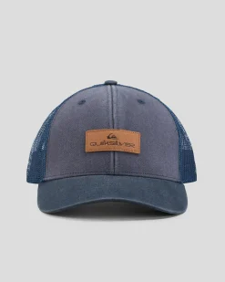 Headwear*Quiksilver Down The Hatch Trucker Cap India Ink