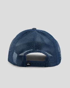 Headwear*Quiksilver Down The Hatch Trucker Cap India Ink