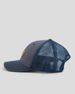 Headwear*Quiksilver Down The Hatch Trucker Cap India Ink