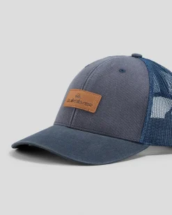 Headwear*Quiksilver Down The Hatch Trucker Cap India Ink