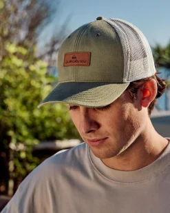 Headwear*Quiksilver Down The Hatch Trucker Cap Aloe