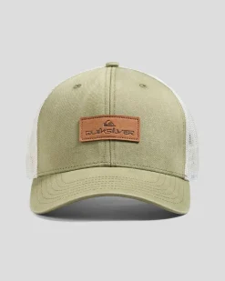 Headwear*Quiksilver Down The Hatch Trucker Cap Aloe