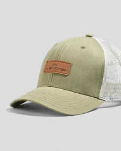 Headwear*Quiksilver Down The Hatch Trucker Cap Aloe