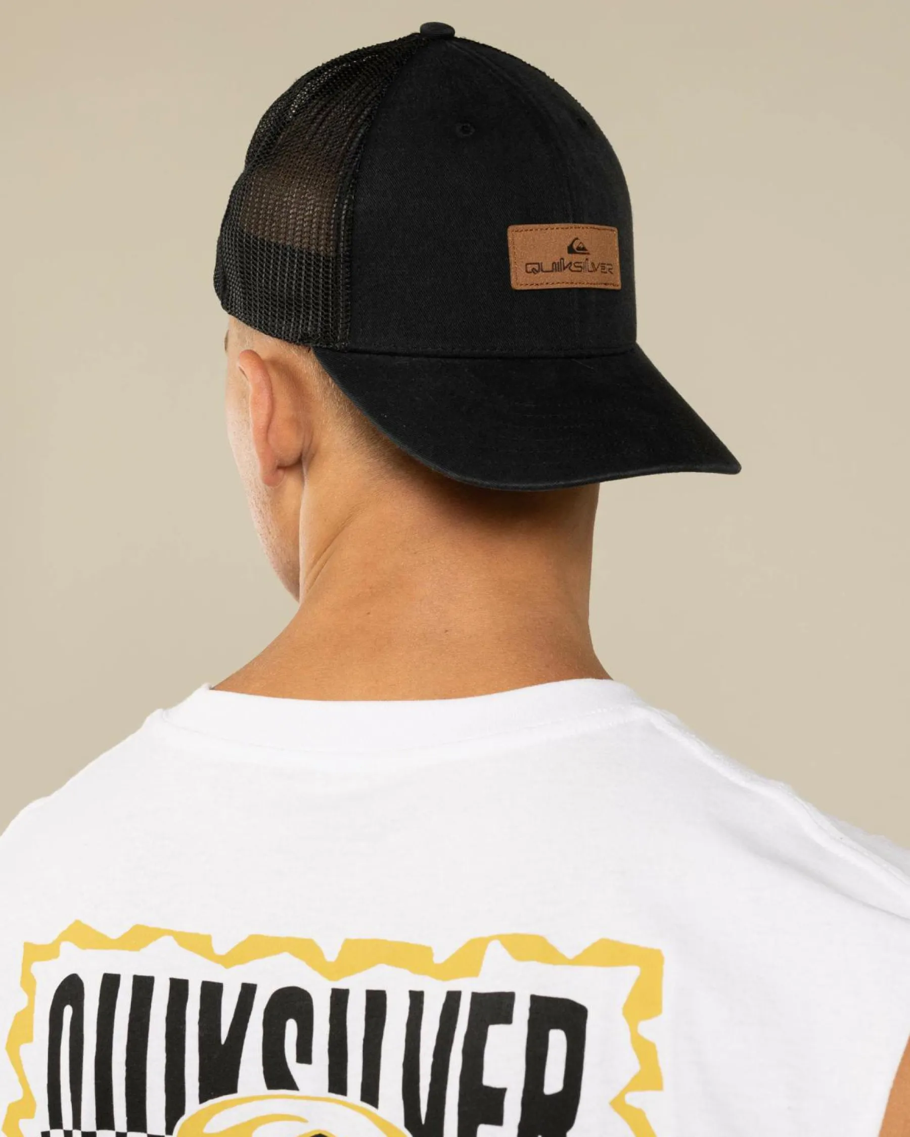 Headwear*Quiksilver Down The Hatch Trucker Cap Black