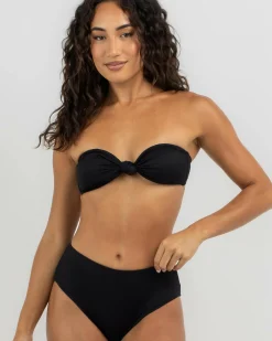 Bikinis*Rip Curl Dreams Bandeau Bikini Top Black