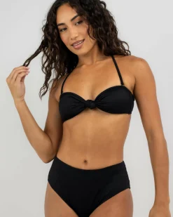 Bikinis*Rip Curl Dreams Bandeau Bikini Top Black