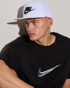 Headwear*Nike Dri-FIT Pro Futura Snapback Cap White/black