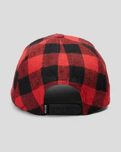 Headwear*Dexter Drift Snapback Cap Black/red