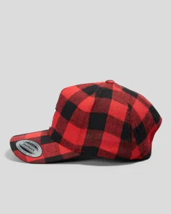 Headwear*Dexter Drift Snapback Cap Black/red