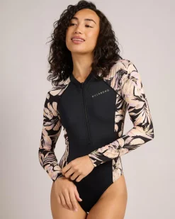 Drifting Coast Zip Long Sleeve Surfsuit Women Surf|Wetsuits & Surfsuits