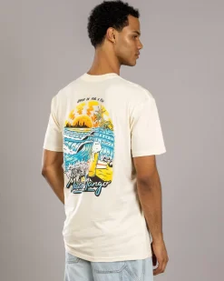 Tops & T-Shirts*Milton Mango Drop In For A Few T-Shirt Ecru