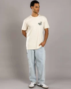 Tops & T-Shirts*Milton Mango Drop In For A Few T-Shirt Ecru