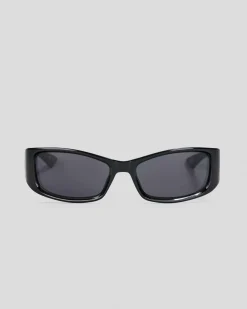 Sunglasses*Le Specs Du Jour Sunglasses Black/ Smoke Mono