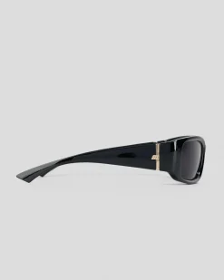 Sunglasses*Le Specs Du Jour Sunglasses Black/ Smoke Mono