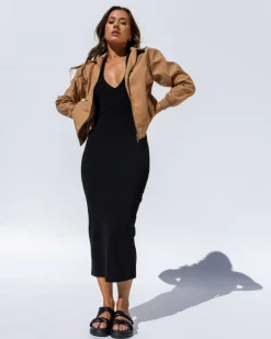 Jackets & Coats*Ava And Ever Dune Faux Suede Jacket Camel