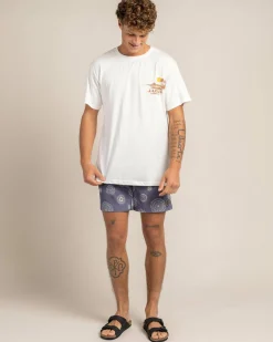 Tops & T-Shirts*Jacks Dunescape T-Shirt Off White