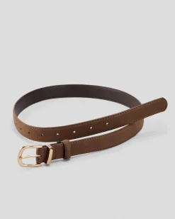 Belts*Ava And Ever Dylan Belt Brown/gold