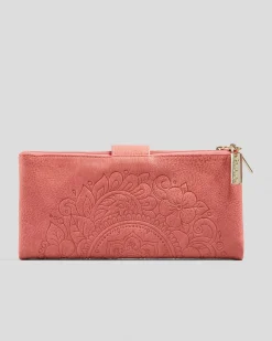 Wallets*Mooloola Easton Wallet Heather Rose