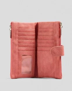 Wallets*Mooloola Easton Wallet Heather Rose