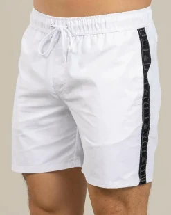 Shorts & Bottoms*Lucid Echo Elastic Waist Shorts White