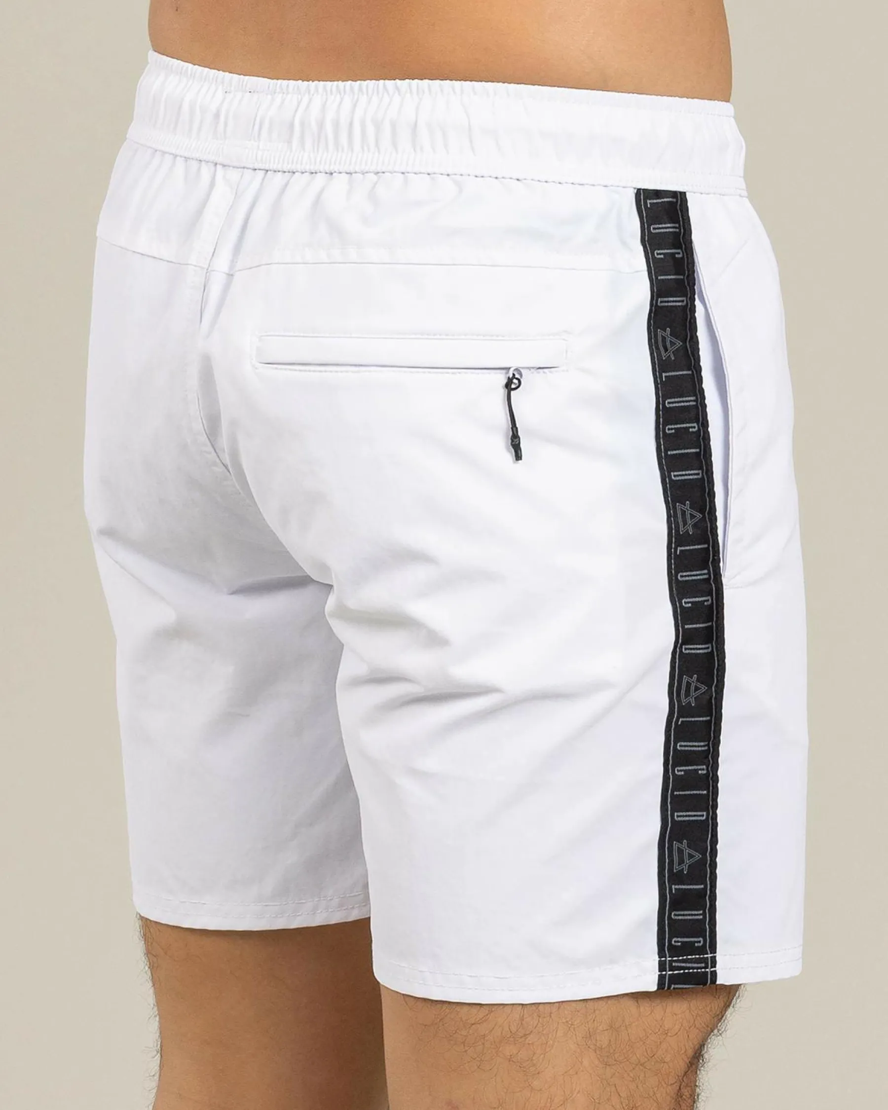 Shorts & Bottoms*Lucid Echo Elastic Waist Shorts White