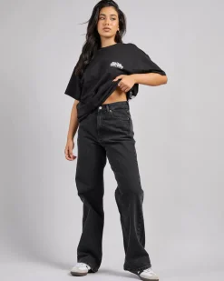 Discount Echo High Straight Jeans Women Denim|Bottoms