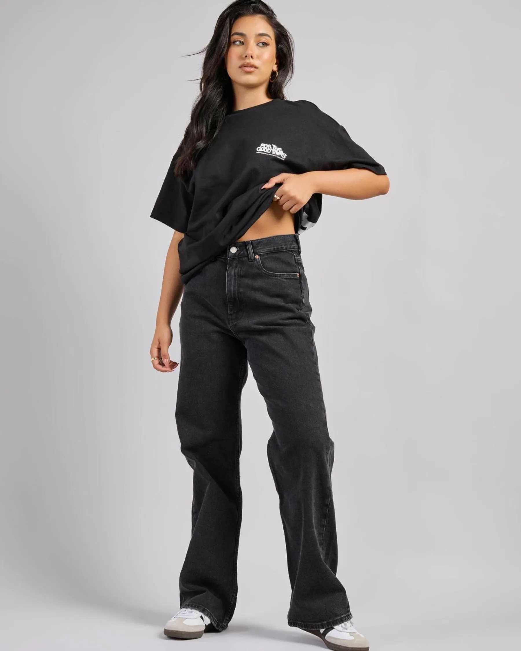 Discount Echo High Straight Jeans Women Denim|Bottoms