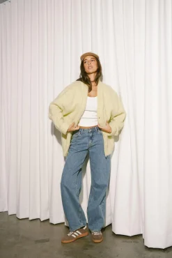 Bottoms*Dr Denim Echo High Straight Jeans Canyon Sky Retro Dirt