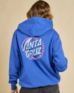 Jumpers & Hoodies*Santa Cruz Eclipse Dot Hoodie Cobalt