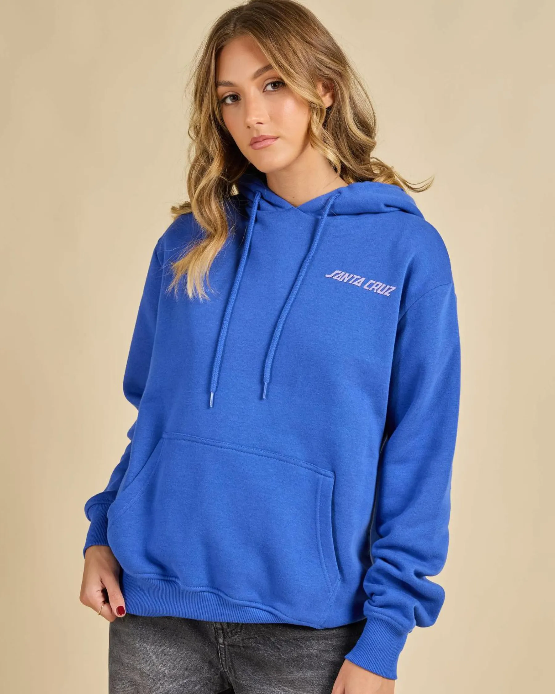 Jumpers & Hoodies*Santa Cruz Eclipse Dot Hoodie Cobalt