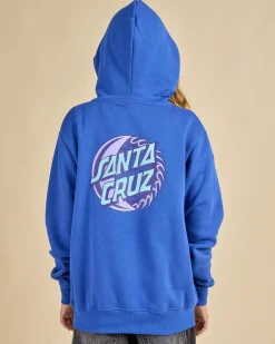 Jumpers & Hoodies*Santa Cruz Eclipse Dot Hoodie Cobalt