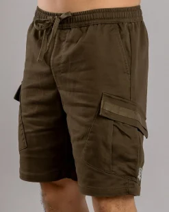 Shorts & Bottoms*Jacks Edition Elastic Waist Shorts Olive