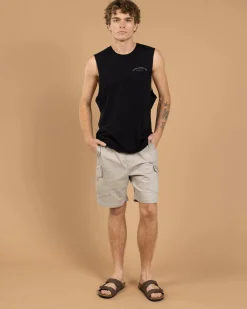 Shorts & Bottoms*Jacks Edition Elastic Waist Shorts Stone