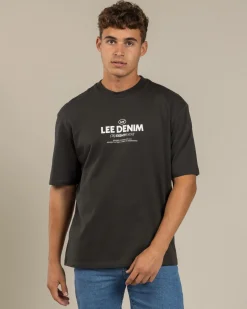Tops & T-Shirts*Lee Eighty Nine Baggy T-Shirt Slate