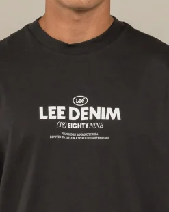 Tops & T-Shirts*Lee Eighty Nine Baggy T-Shirt Slate