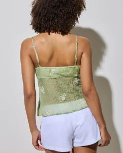 Elara Split Front Top Women Tops