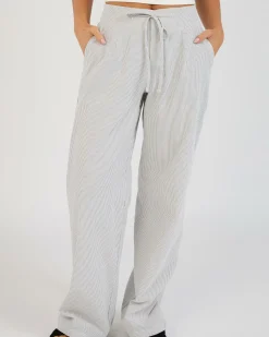 Bottoms*Mooloola Eleanor Pants Black Stripe