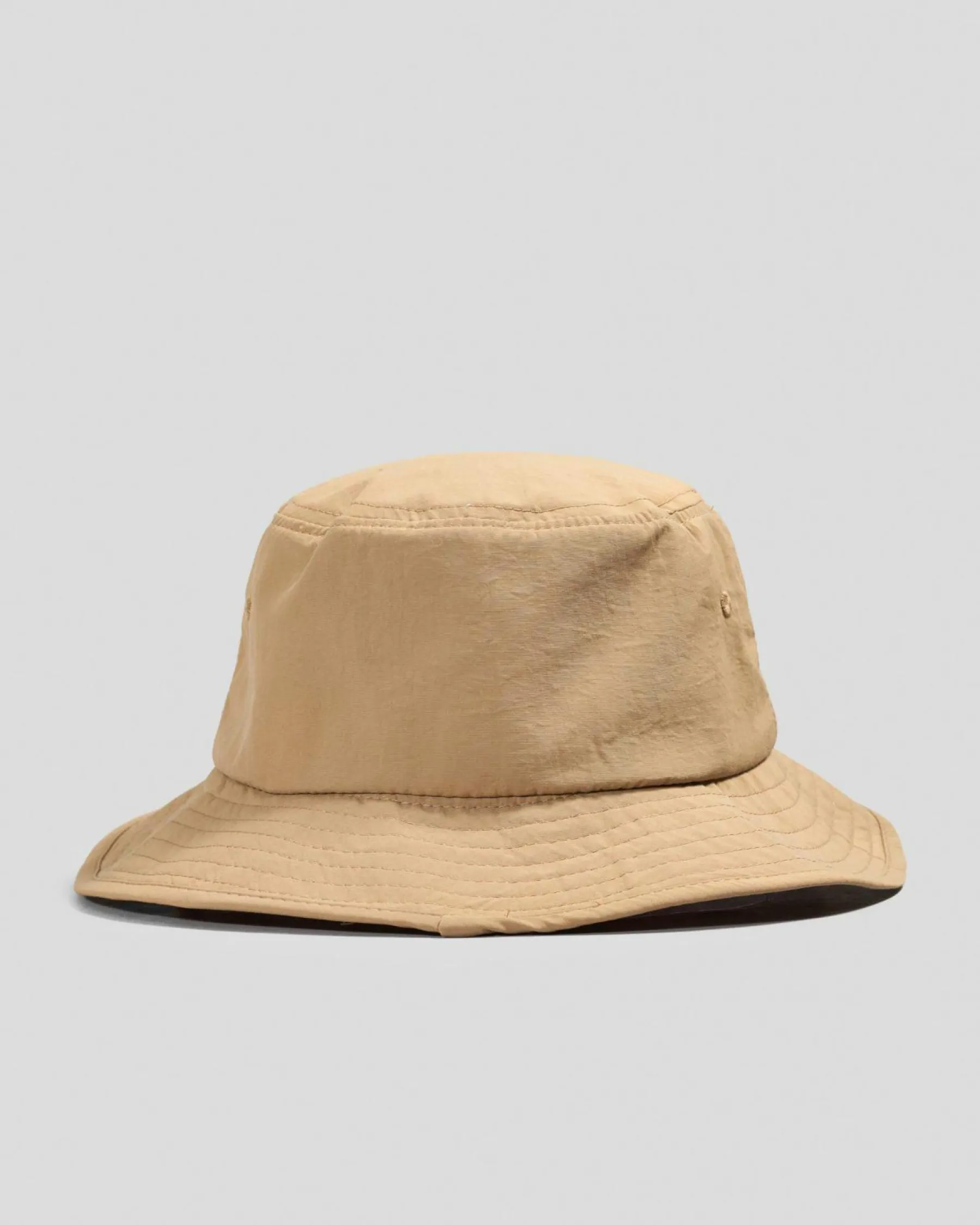 Headwear*Salty Life Elements Wide Brim Hat Washed Khaki