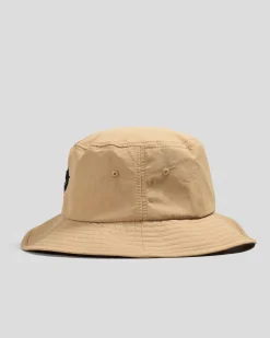 Headwear*Salty Life Elements Wide Brim Hat Washed Khaki
