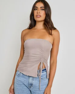 Tops*Ava And Ever Elena Tube Top Mushroom