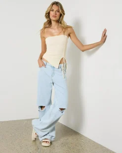 Elena Tube Top Women Tops