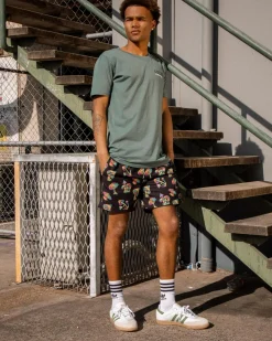 Shorts & Bottoms*Lucid Elevation Elastic Waist Shorts Black
