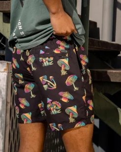 Shorts & Bottoms*Lucid Elevation Elastic Waist Shorts Black
