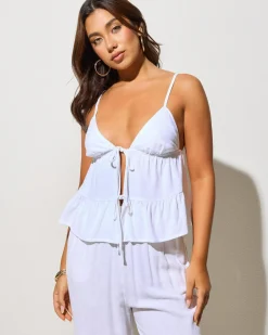 Discount Elia Dallis Top Women Sets|Linen Blend