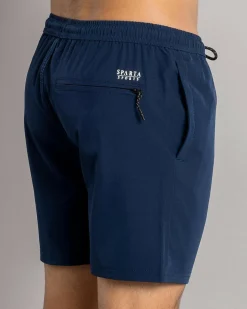 Activewear|Shorts & Bottoms*Sparta Elite Elastic Waist Shorts Deep Blue