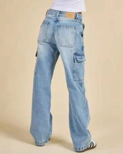 New Elkie Cargo Jeans Women Denim|Bottoms