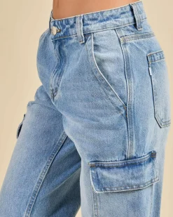 New Elkie Cargo Jeans Women Denim|Bottoms